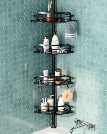 Euhome 4-Tier Shower Caddy