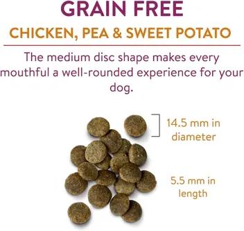 Chicken Soup for the Soul Pet Food Grain Free Chicken Pea & Sweet Potato - Dry Dog Food 25LB