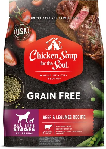 Chicken Soup for the Soul Pet Food Grain Free Chicken Pea & Sweet Potato - Dry Dog Food 25LB