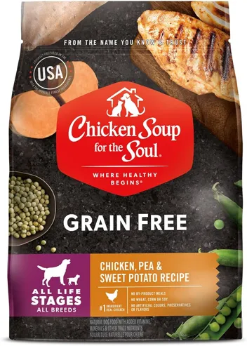 Chicken Soup for the Soul Pet Food Grain Free Chicken Pea & Sweet Potato - Dry Dog Food 25LB