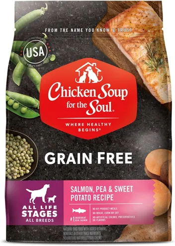 Chicken Soup for the Soul Pet Food Grain Free Chicken Pea & Sweet Potato - Dry Dog Food 25LB