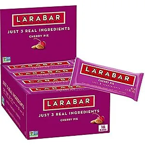 [S&S]: 16-Count of 1.7-Oz Larabar Gluten Free Fruit & Nut Bars (Cherry Pie) (60.8¢ each)