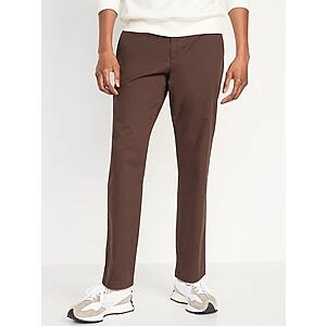 Old Navy Straight Built-In Flex Rotation Chino Pant (French Roast) + Free Store Pickup