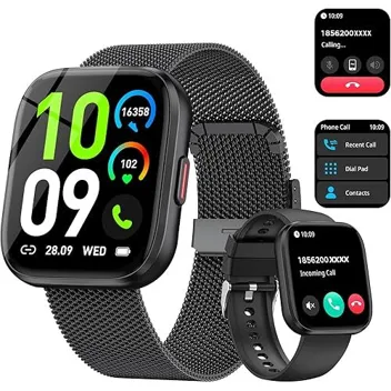 Paukila 1.85" Heart Rate Tracking Fitness Smart Watch