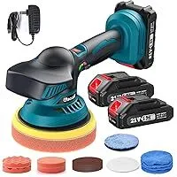 Cordless 4500 RPM 6-Speed Variable Buffer Polisher Kit