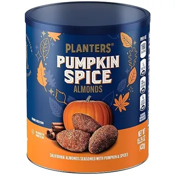 15.25oz Pumpkin Spice Almonds Canister