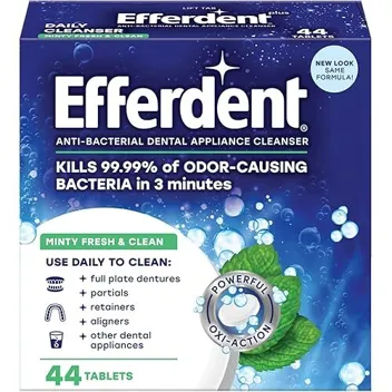 Efferdent Retainer Denture Cleaning Tablets (44-Count)