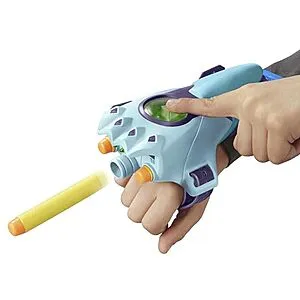 Transformers EarthSpark Cyber-Sleeve Battle Blaster with 3 Nerf Darts and Cyber-Sword