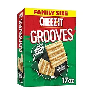 17-Ounce Grooves Crunchy Cheese Crackers (Sharp White Cheddar)