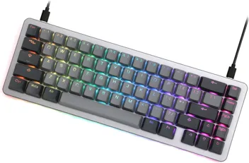 DROP ALT Mechanical Keyboard — 65% (67 Key) (Barebones, Gray)