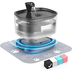 84oz Pet Fountain w/ Detachable Water Tank