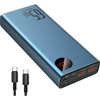 20000mAh 65W PD 3.0 Aluminum Power Bank