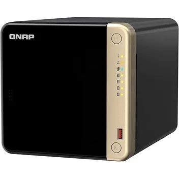 QNAP TS-464-8G-US 4-Bay Intel Celeron Diskless NAS (2x M.2 PCIe Slots, 2x 2.5GbE)