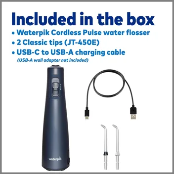 Cordless Pulse Rechargeable Portable Water Flosser for Teeth