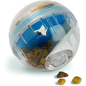 Pet Zone IQ Treat Ball Dog Treat Dispenser Toy - 4"