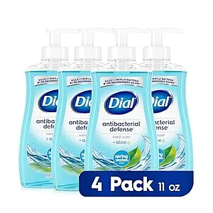 [S&S]: 11-Oz Dial Antibacterial Liquid Hand Soap (Spring Water)