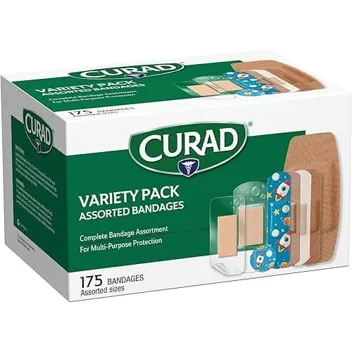 Variety Pack 4-Styles Family Bandages (175-Count)