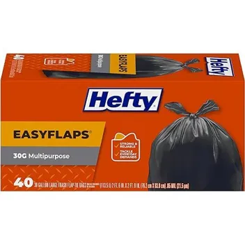 Easy Flaps Multipurpose Large Trash Bags (30-Gallon, 40ct)