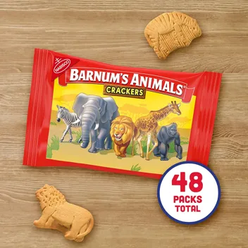 [S&S]: 12-Ct 1-oz Barnum's Original Animal Crackers Snack Packs