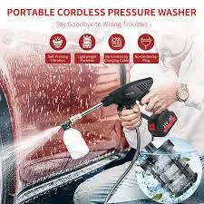 Cordless Pressure Washer - MAX 650 PSI Battery Powered Pressure Washer