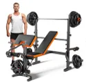 Gikpal SP0371 660lb 6-in-1 Adjustable Weight Bench