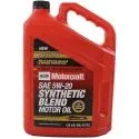 SAE 5W-20 Premium Synthetic Blend Motor Oil - 5 Quart