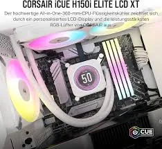 iCUE H150i ELITE LCD XT Liquid CPU Cooler