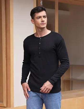 Coofandy Slim Fit Henley Shirts