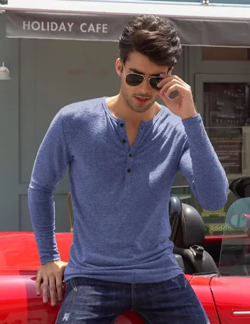 Coofandy Slim Fit Henley Shirts