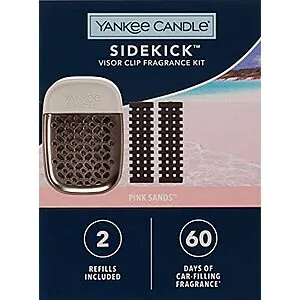 Pink Sands Sidekick Visor Clip Fragrance Kit with Two Refills, XO