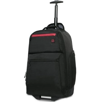 Protege 22" Black Rolling Backpack w/ Telescopic Handle