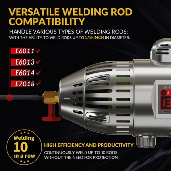 Airmeimei 110V 135A 6-Setting Welding Machine Bundle (5-Piece)