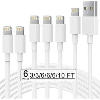Sisxso USB-A to Apple MFi Certified Lightning Cable (2x 3ft