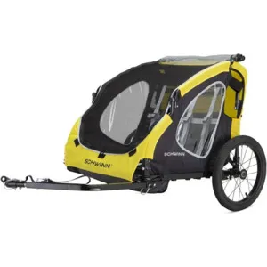 Willow River Bike Trailer w/ Stroller Kit (Yellow)