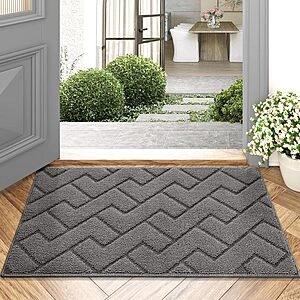 Front Back Rubber Backing Non Slip Door Mats 20”x31.5”