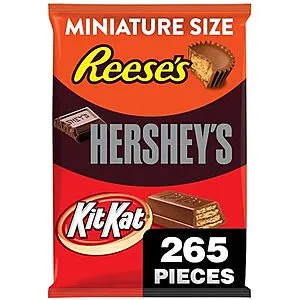 265-Piece REESE'S, and KIT KAT Milk Chocolate Bite Size Assortment