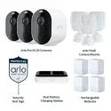 Pro 5S 2K Wire-Free 3-Cam Spotlight Security Camera Bundle