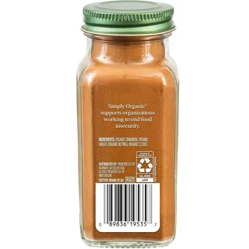 Simply Organic Pumpkin Spice, 1.94-Ounce Jar