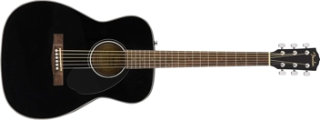 CC-60s Concert V2 Pack Acoustic Guitar with Gig Bag and Accessories - Black