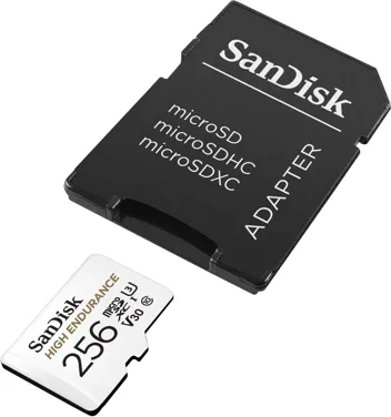 High Endurance 256GB Video Recording microSDXC Memory Card