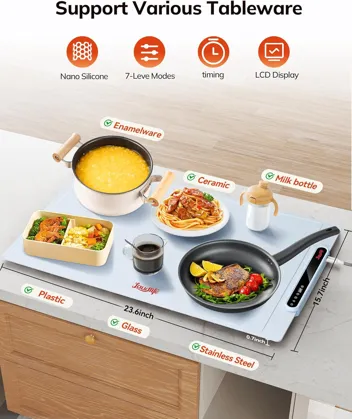 Laudlife 7-Temperature Rollup Electric Food Warming Tray (23.6" x 15.7")