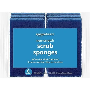 Non-Scratch Blue Sponges