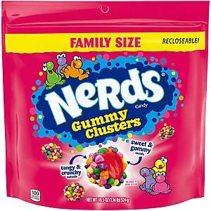 Nerds 18.5oz Gummy Clusters Candy Rainbow