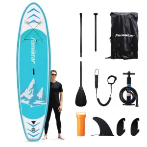 12' Inflatable Stand Up Paddle Board SUP w/ 3 Fins