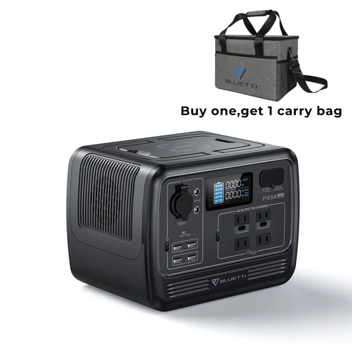 Bluetti PS54 700W/537Wh Portable Power Station w/ Carry Bag