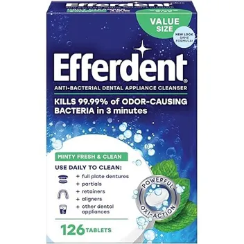 Efferdent Retainer Cleaning Tablets (126-Count)