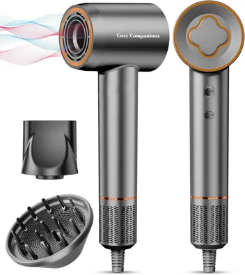 Hair Dryer-150000 RPM High-Speed Brushless Motor Negative Ionic Blow Dryer for Fast Drying