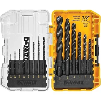 14-Piece 135-Degree Split Point Drill Bit Set (DWA1184)