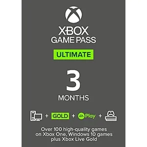 3 Month Xbox Game Pass Ultimate Xbox One / PC