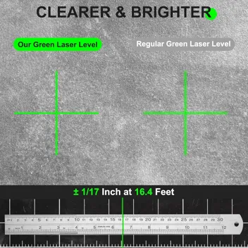 197ft Green Cross Line Laser Level Tool